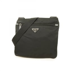 Prada Shoulder Bag Nylon Black Women's