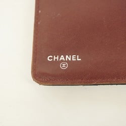 Chanel Long Wallet Matelasse Lambskin Black Women's