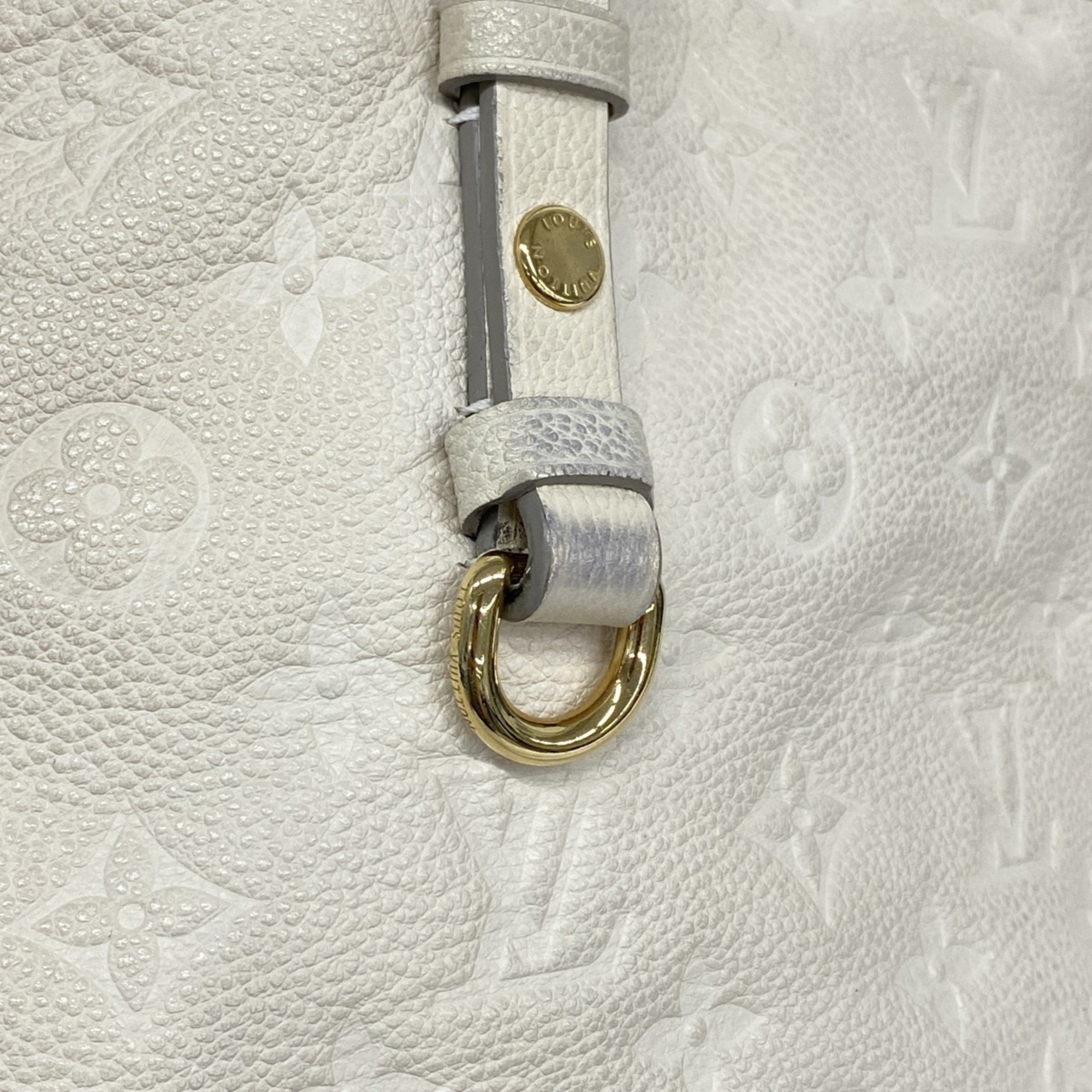 Louis Vuitton Tote Bag Monogram Empreinte Citadine PM M40554 Neige Ladies