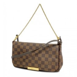 Louis Vuitton Handbag Damier Favorite PM N41276 Ebene Ladies