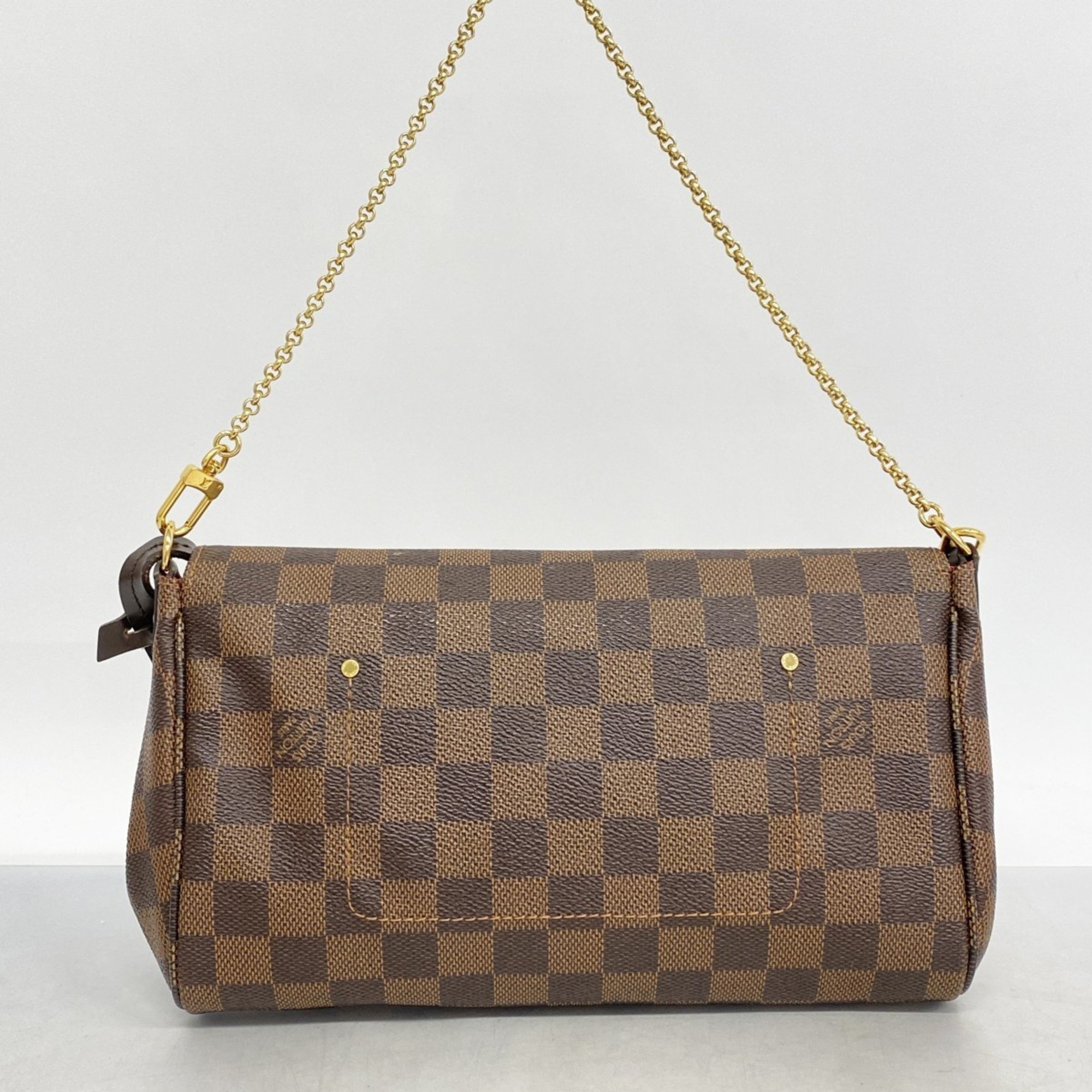 Louis Vuitton Handbag Damier Favorite PM N41276 Ebene Ladies