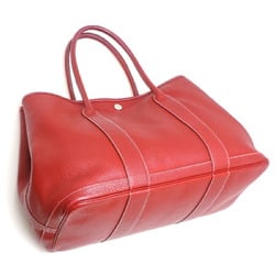 Hermes Garden PM □K stamp 2007 Ladies Tote Bag Negonda Red