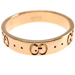 Gucci Icon Women's and Men's Ring, 750 Yellow Gold, Size 13