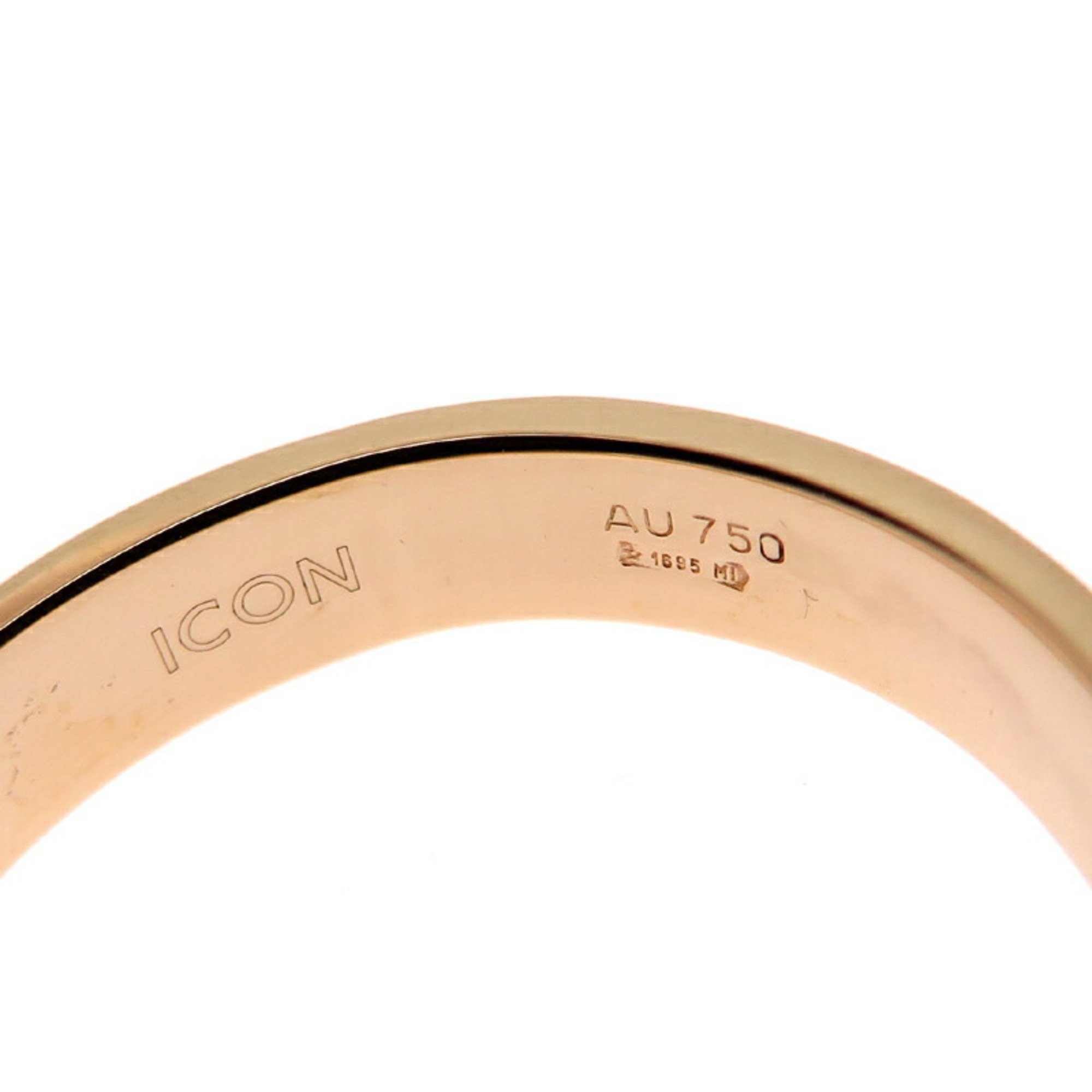 Gucci Icon Women's and Men's Ring, 750 Yellow Gold, Size 13