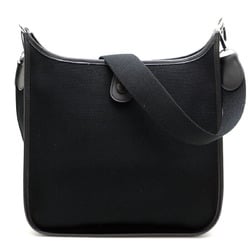 Hermes Evelyn I PM □H stamp 2004 Ladies and Men's Shoulder Bag Veau Swift Noir (Black)