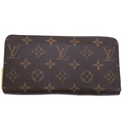 Louis Vuitton Zippy Wallet Women's and Men's Long M42616 Monogram Brown