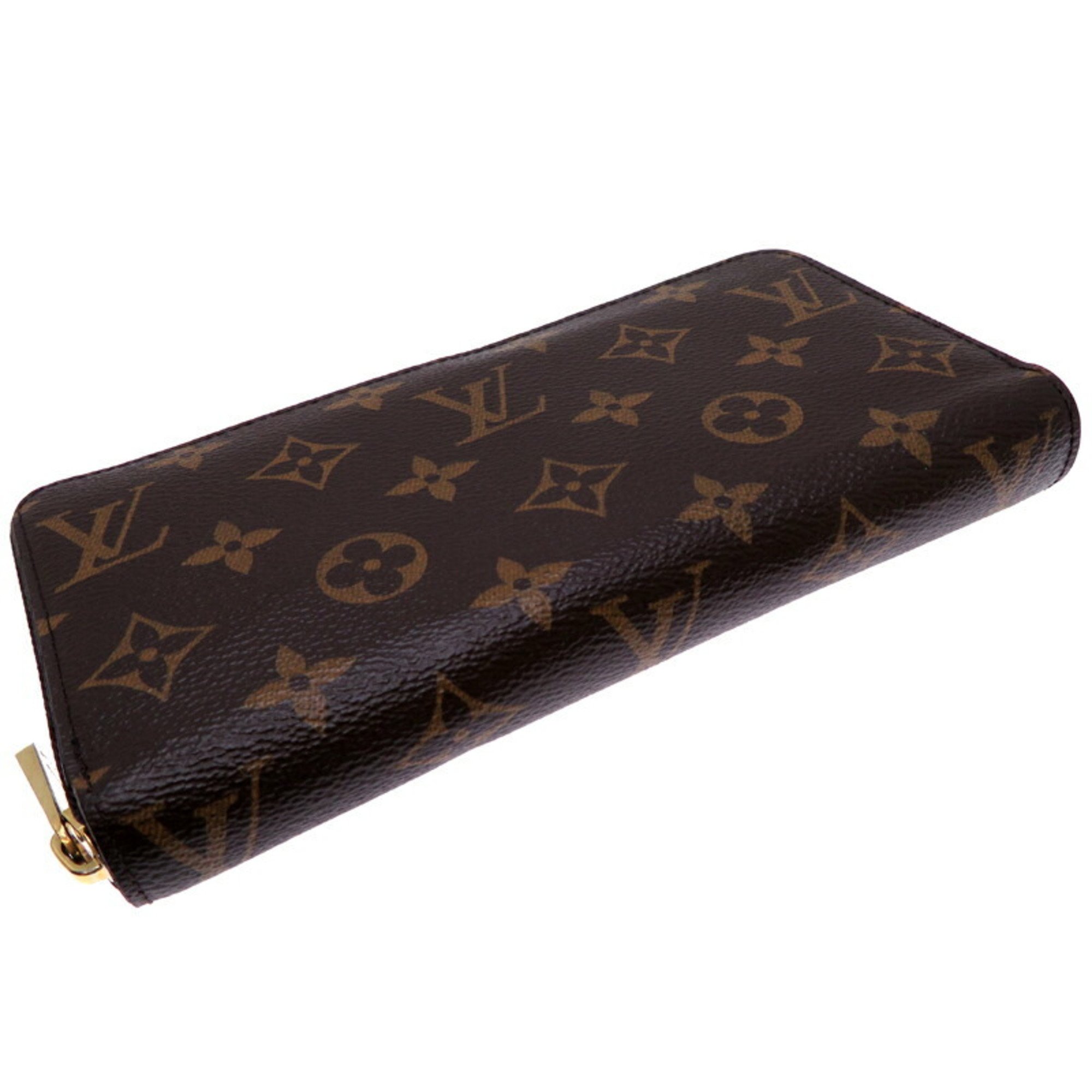 Louis Vuitton Zippy Wallet Women's and Men's Long M42616 Monogram Brown