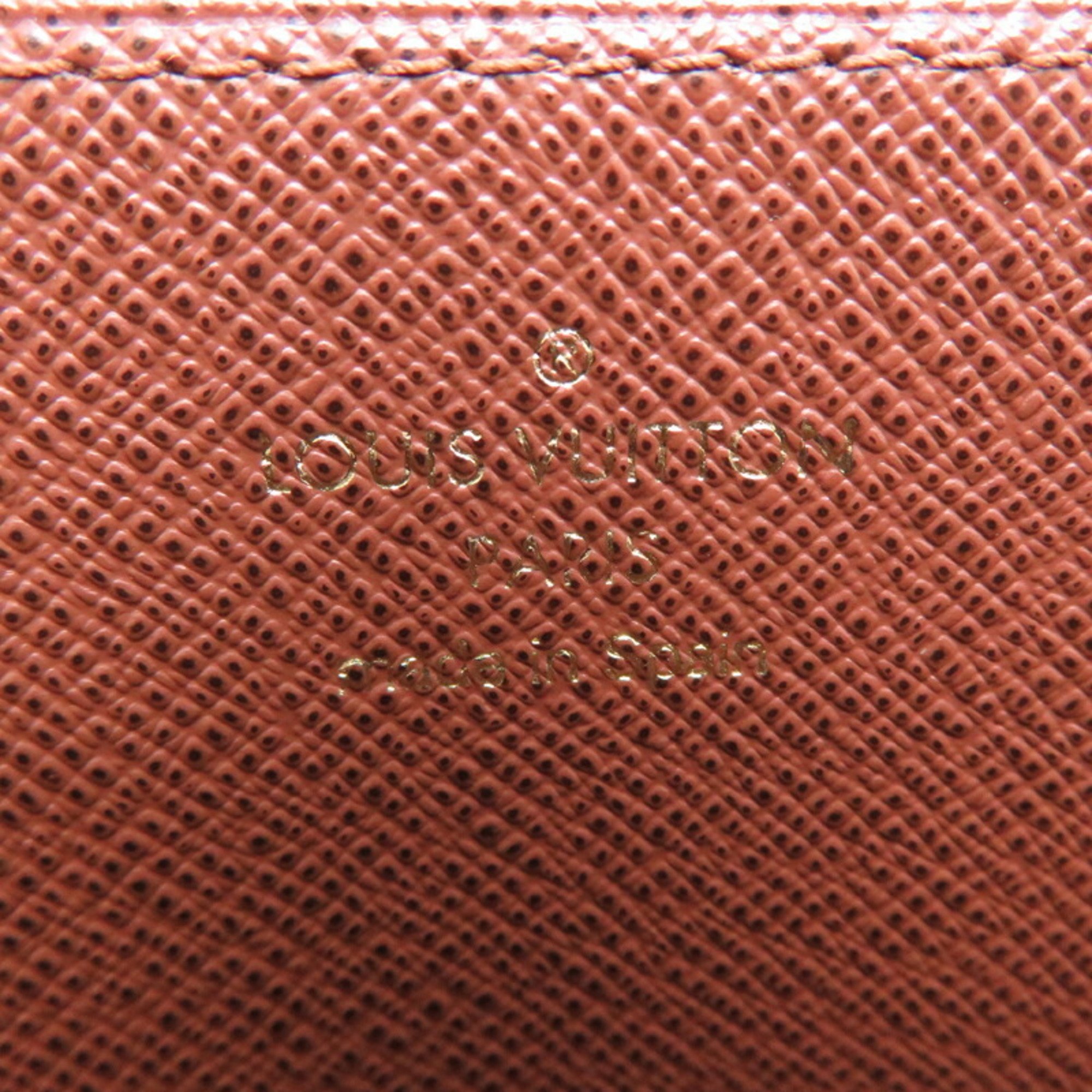 Louis Vuitton Zippy Wallet Women's and Men's Long M42616 Monogram Brown