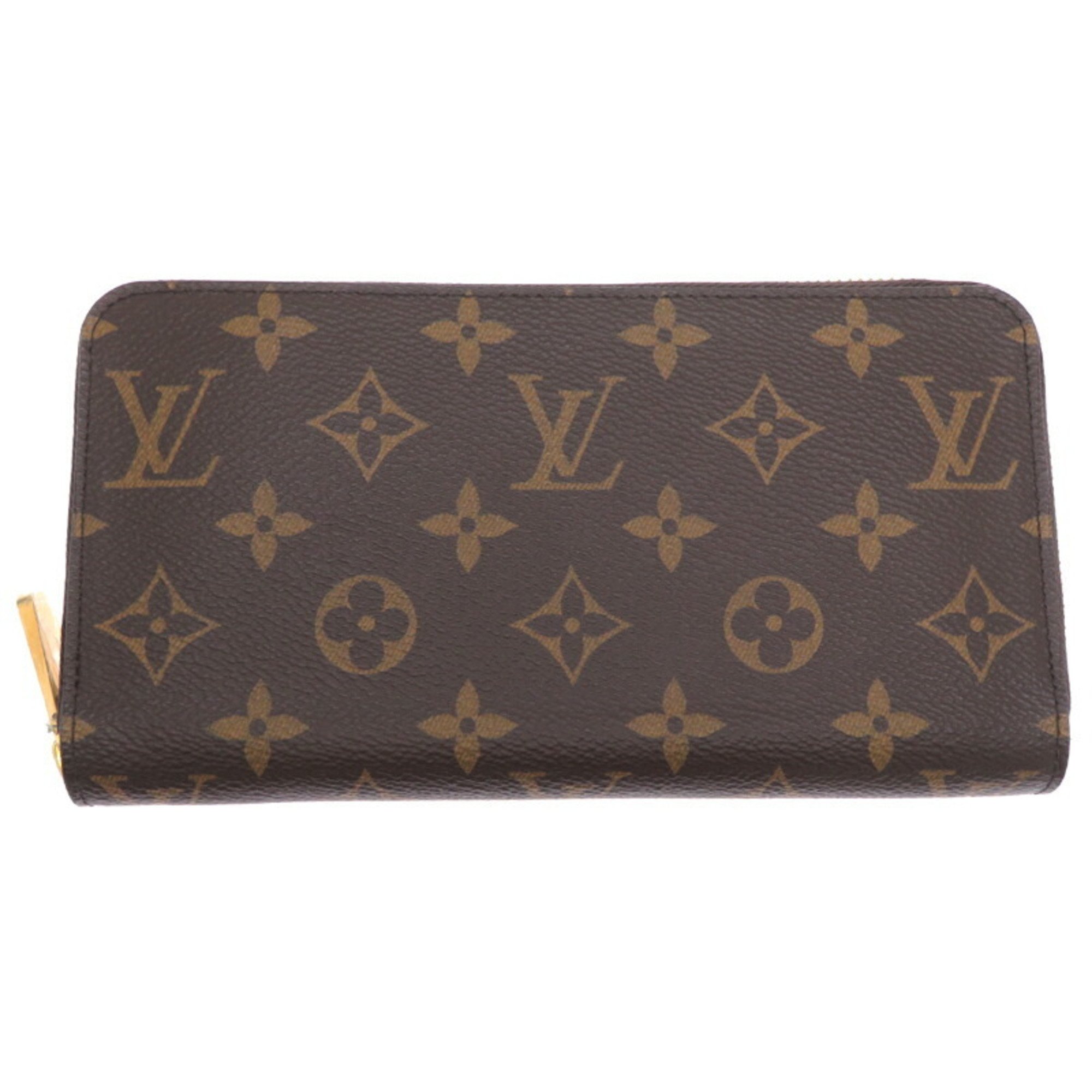 Louis Vuitton Zippy Wallet Women's and Men's Long M42616 Monogram Brown