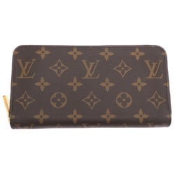 Louis Vuitton Zippy Wallet Women's and Men's Long M42616 Monogram Brown