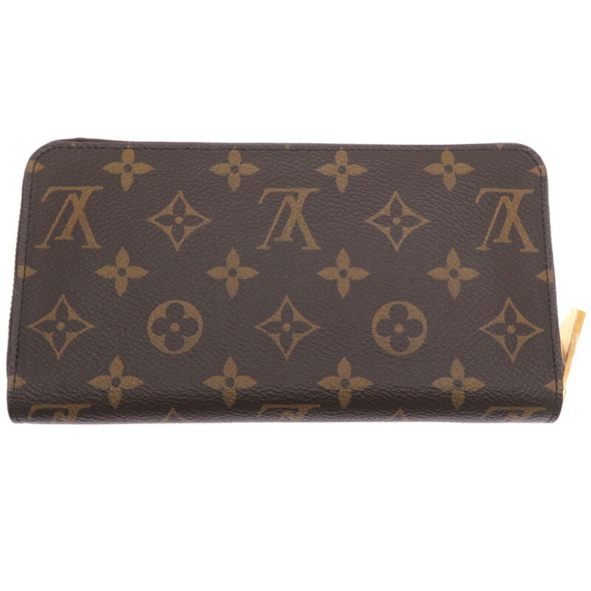 Louis Vuitton Zippy Wallet Women's and Men's Long M42616 Monogram Brown