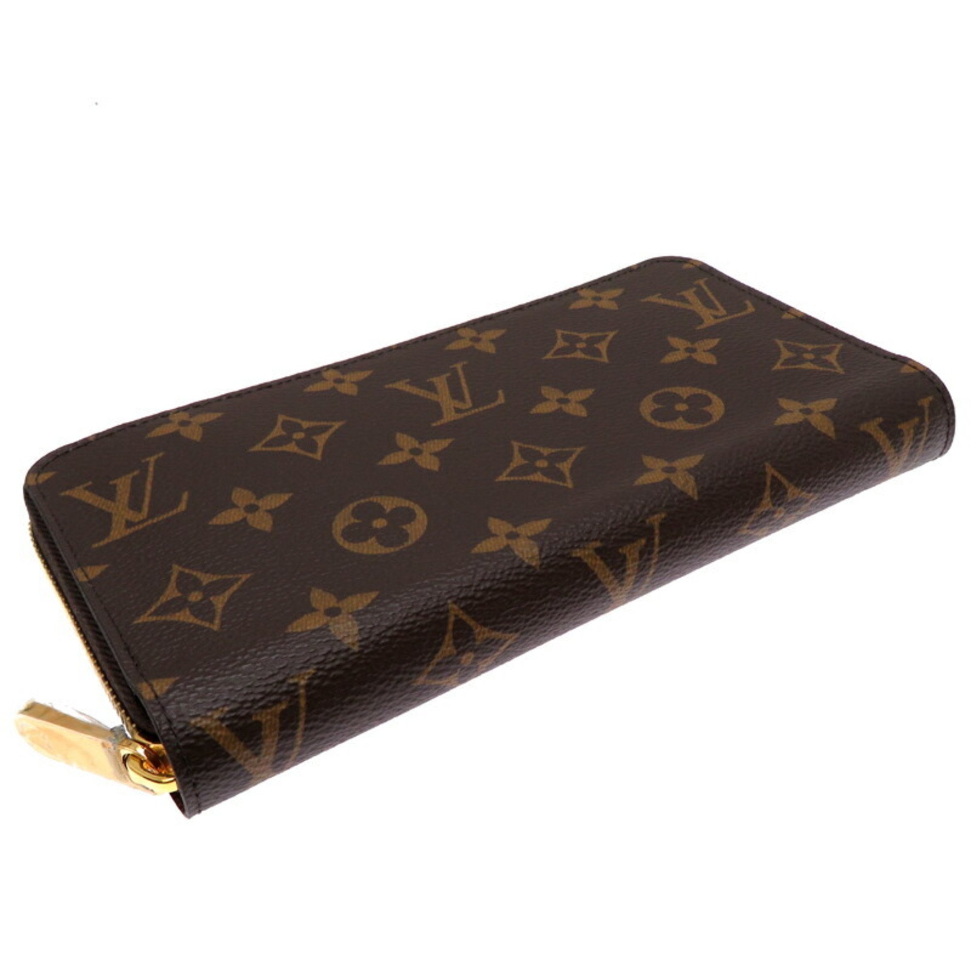 Louis Vuitton Zippy Wallet Women's and Men's Long M42616 Monogram Brown