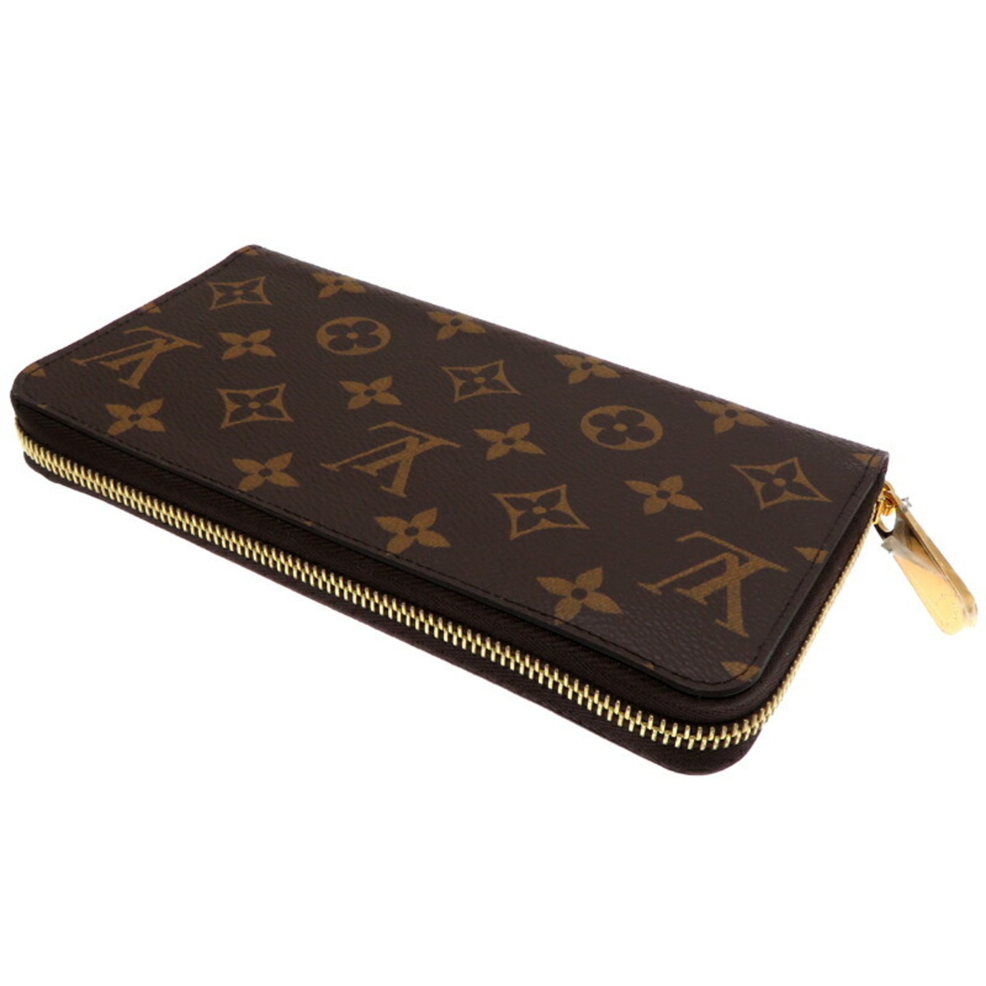 Louis Vuitton Zippy Wallet Women's and Men's Long M42616 Monogram Brown