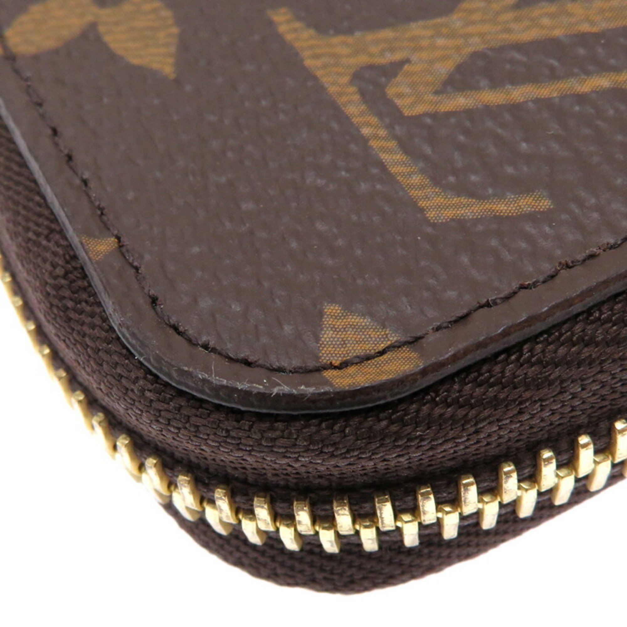 Louis Vuitton Zippy Wallet Women's and Men's Long M42616 Monogram Brown