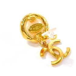 CHANEL Coco Mark Earrings GP/Fake Pearl Gold 93 A Stamp Women's N4106182