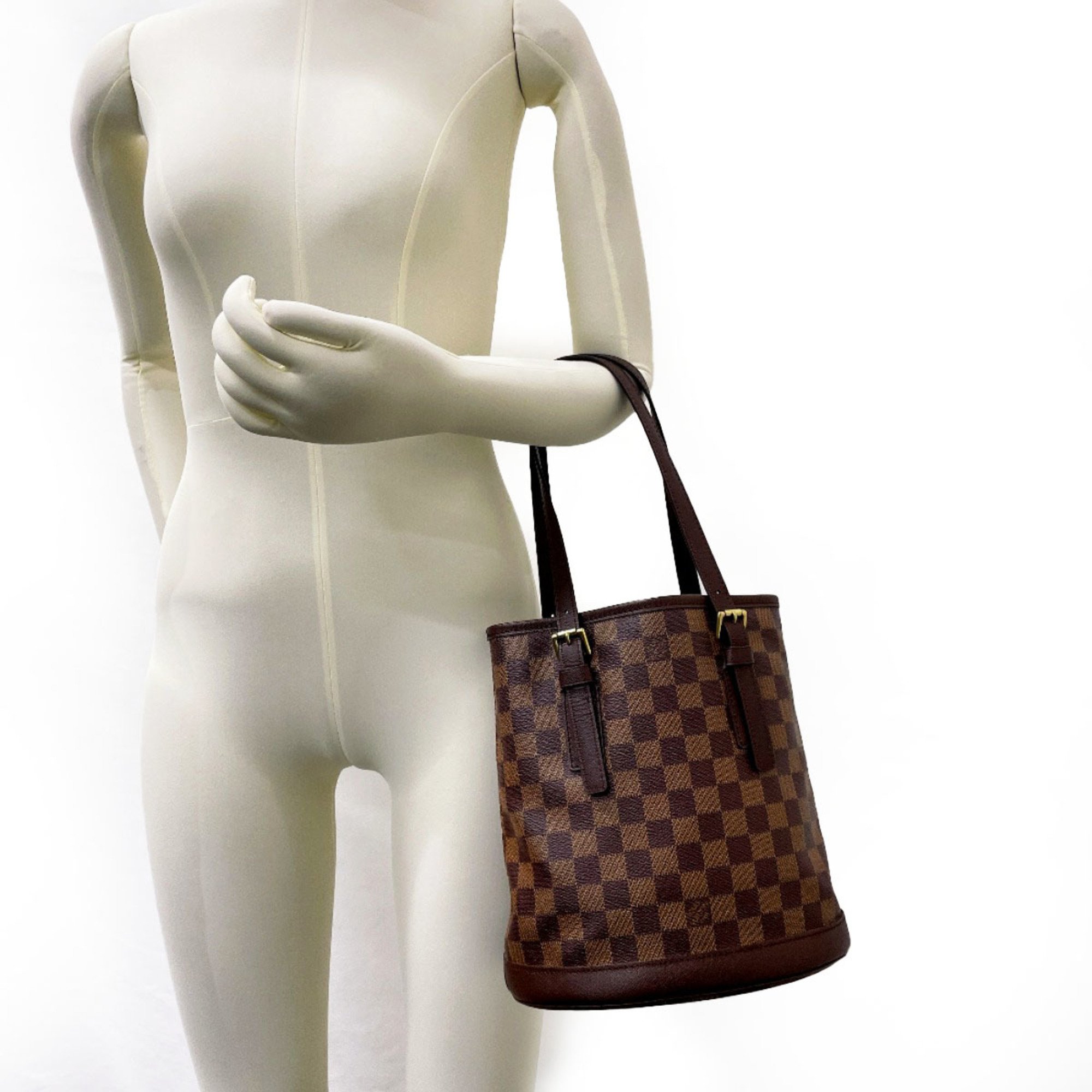 LOUIS VUITTON Louis Vuitton Mare N42240 Tote Bag Damier Brown Women's