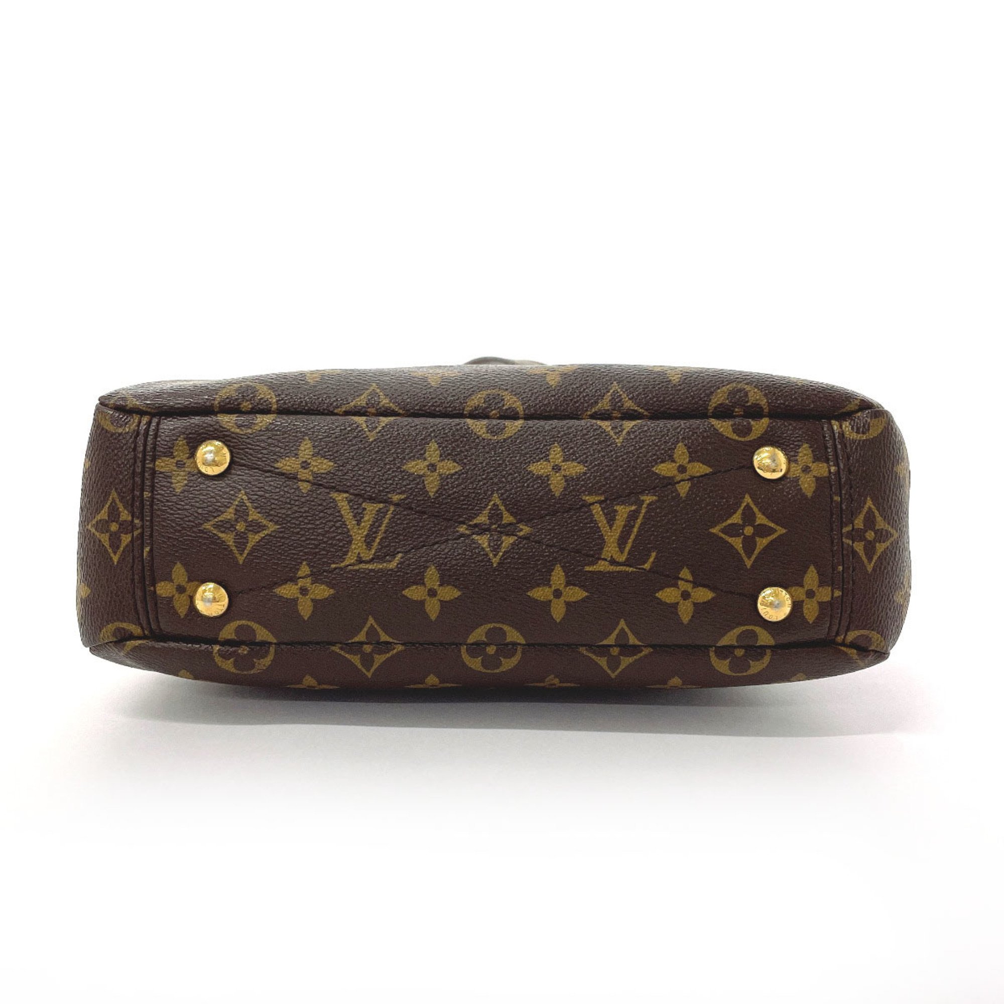 LOUIS VUITTON Louis Vuitton Pallas BB M41241 Handbag Monogram Canvas/Nubuck Leather Brown Women's