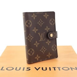 LOUIS VUITTON Louis Vuitton Agenda PM R20005 Notebook Cover Monogram Canvas Brown Unisex F4106408