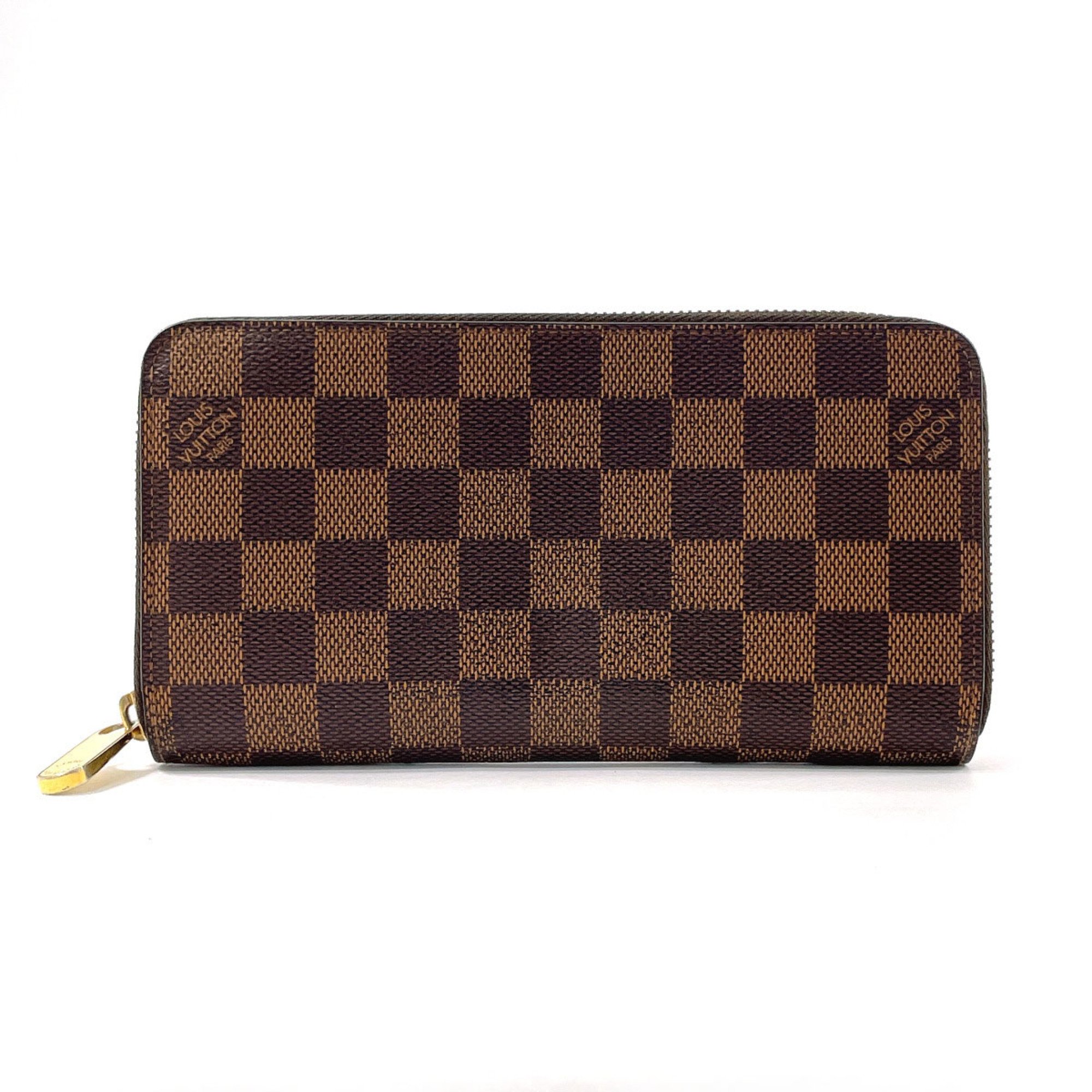 LOUIS VUITTON Louis Vuitton Zippy Wallet N60015 Long Damier Brown Unisex F4106463