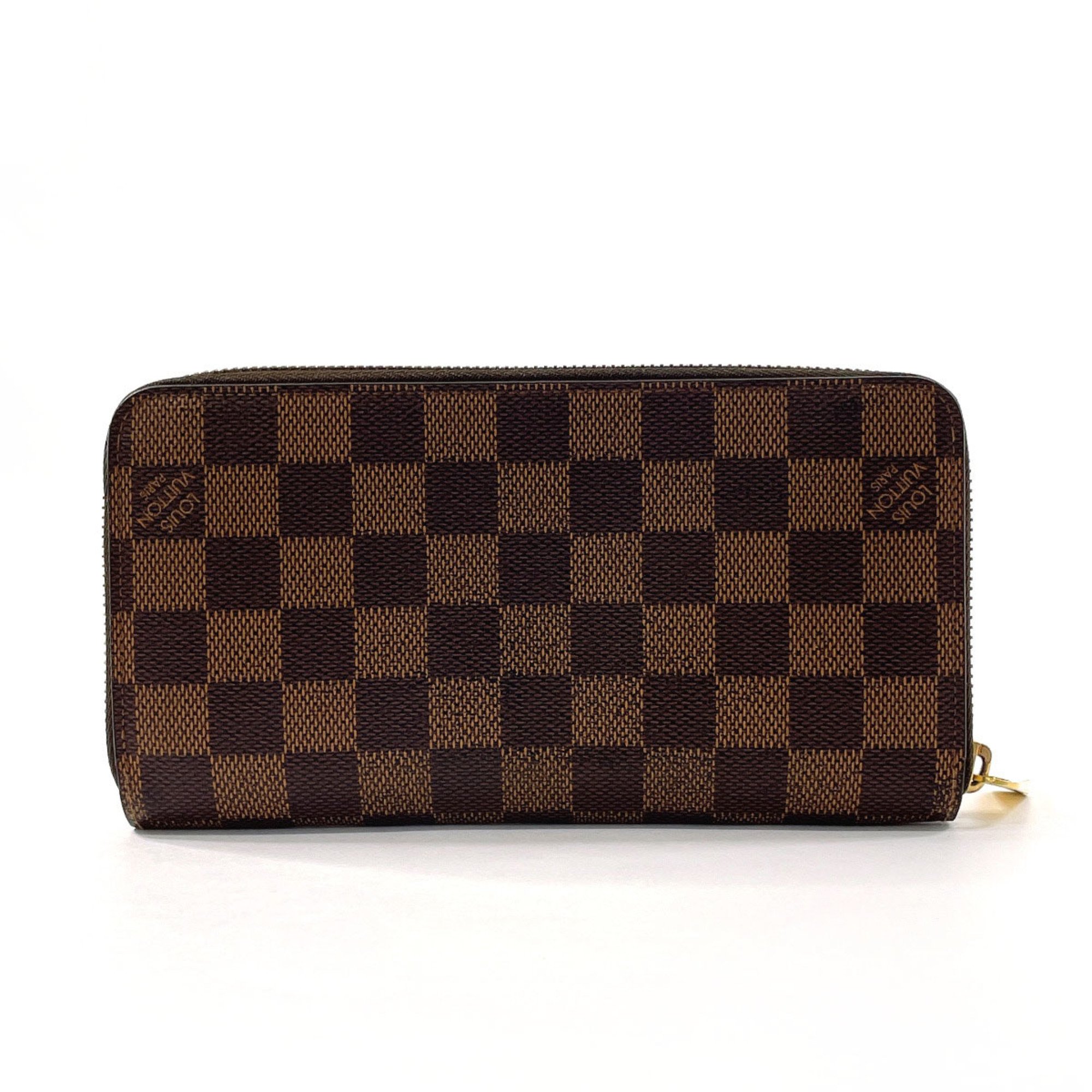 LOUIS VUITTON Louis Vuitton Zippy Wallet N60015 Long Damier Brown Unisex F4106463