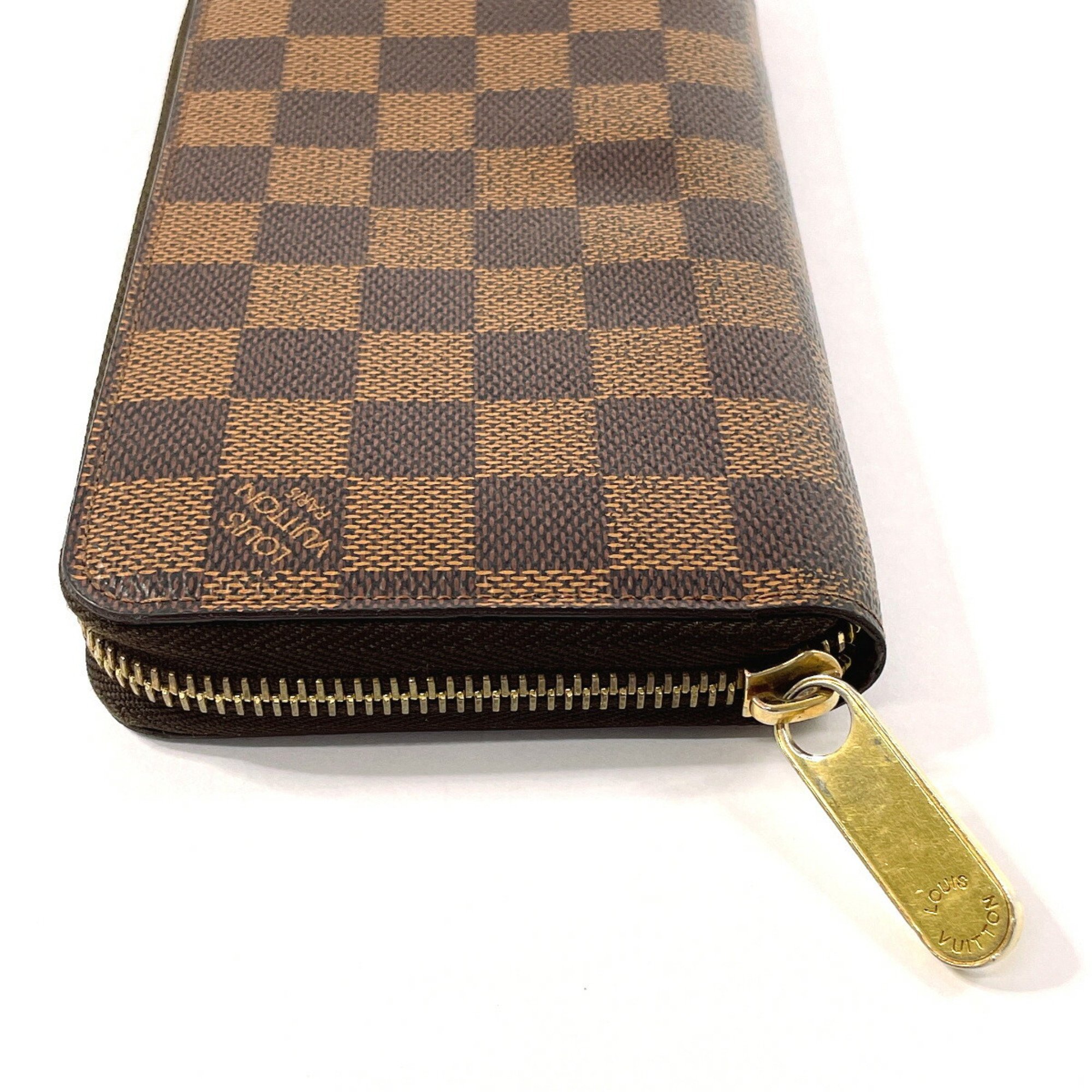 LOUIS VUITTON Louis Vuitton Zippy Wallet N60015 Long Damier Brown Unisex F4106463