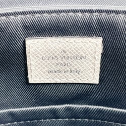 LOUIS VUITTON Louis Vuitton Roman PM M32733 Shoulder Bag Taiga Grey Men's