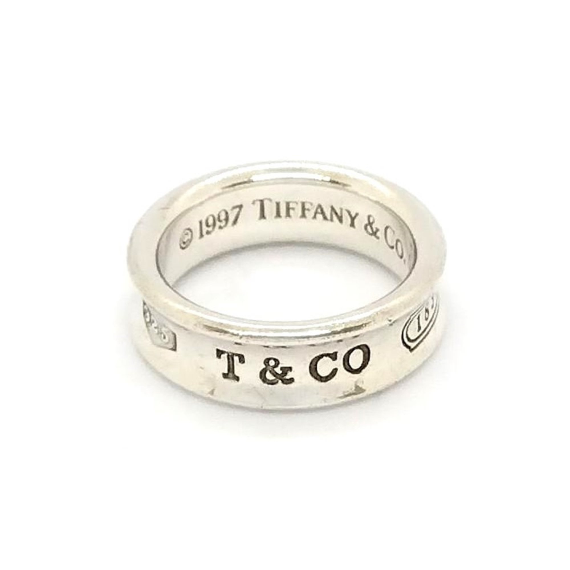 Tiffany & Co. 1837 Narrow Ring, Size 15.5, SV925 Silver, 1997