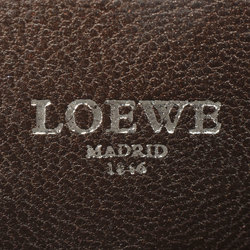 LOEWE Flamenco 30 Shoulder Bag Leather Brown Tassel Women's