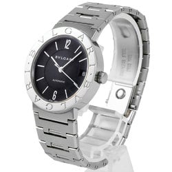 BVLGARI BB33SS Date Watch Automatic Black Dial SS Men's