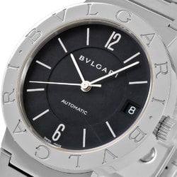 BVLGARI BB33SS Date Watch Automatic Black Dial SS Men's