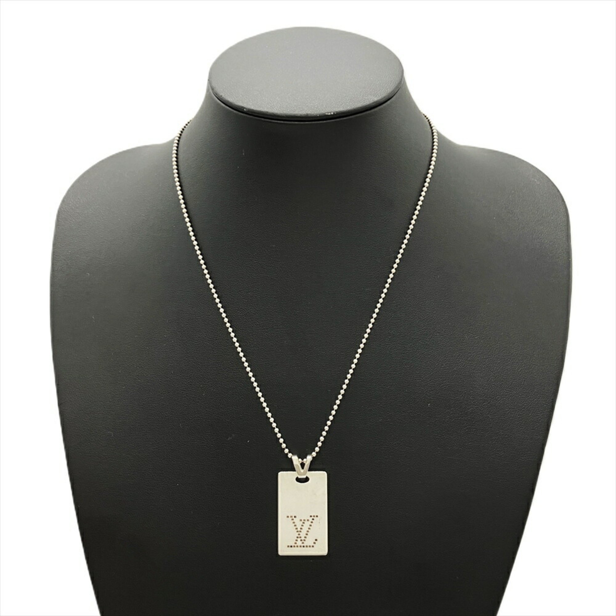 LOUIS VUITTON Pendantif Bond Street Necklace M65741 SV925