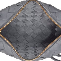 BOTTEGA VENETA Loop Camera Bag Shoulder Leather Grey