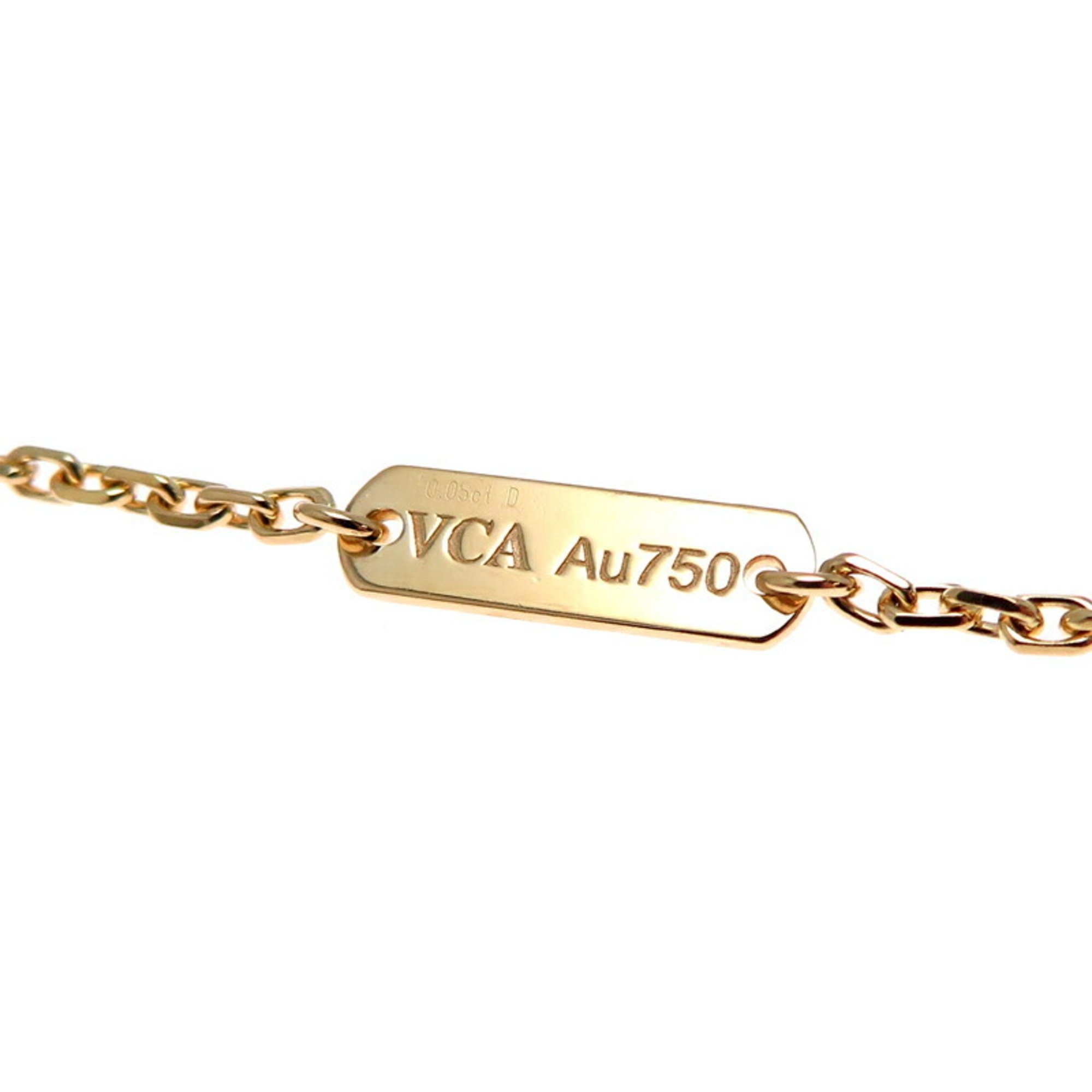 Van Cleef & Arpels 2018 Holiday Limited Edition Alhambra Women's Necklace VCARP2R700 750 Yellow Gold