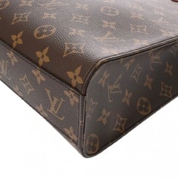 LOUIS VUITTON Louis Vuitton Monogram Sac Plat PM Brown M45848 Women's Canvas Tote Bag