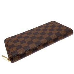 Louis Vuitton Zippy Wallet Women's and Men's Long N60015 Damier Brown