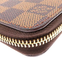 Louis Vuitton Zippy Wallet Women's and Men's Long N60015 Damier Brown