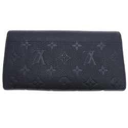 Louis Vuitton Button Defect Portefeuille Sarah Ladies Long Wallet M62125 Monogram Empreinte Marine Rouge