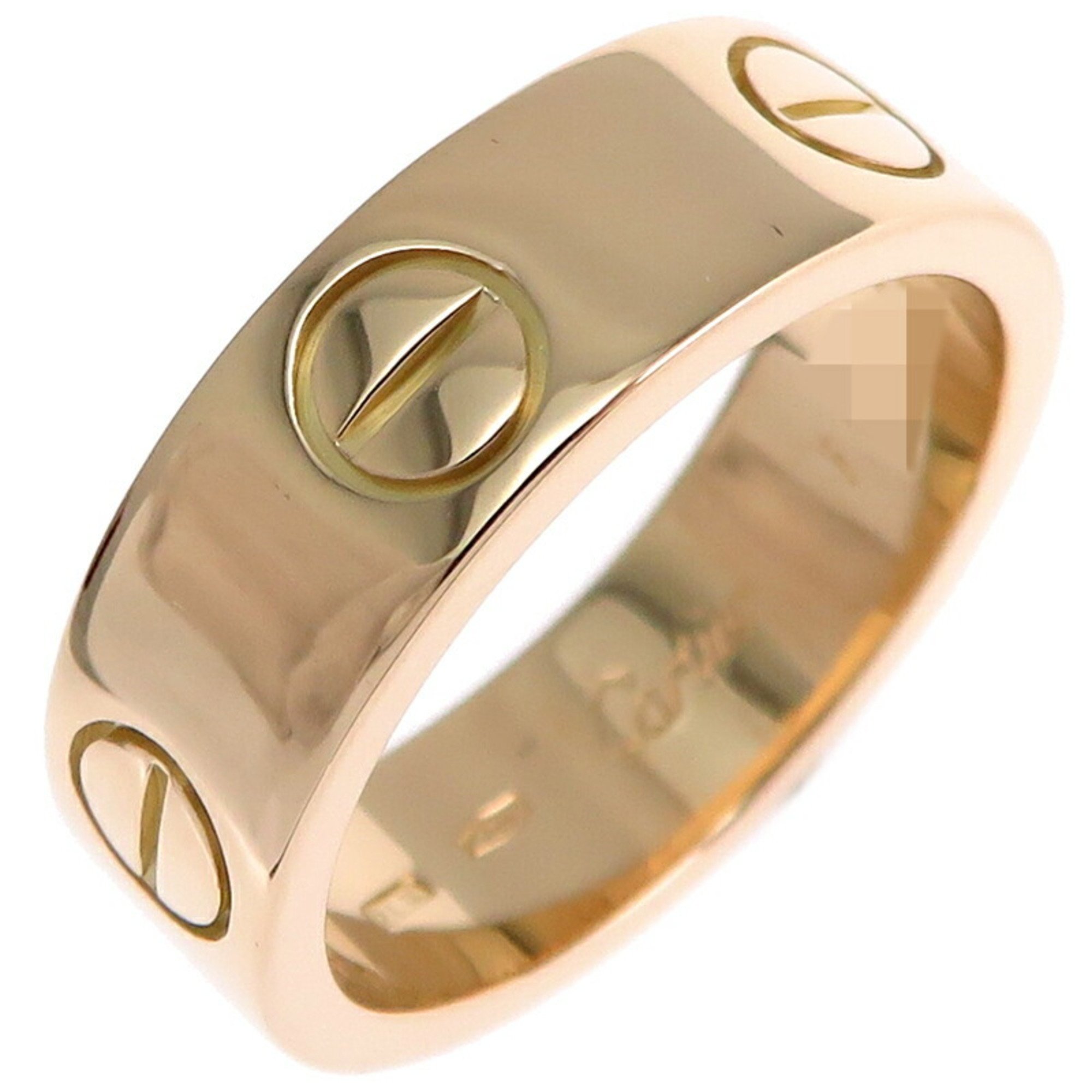 Cartier #49 Love Ladies Ring, 750 Yellow Gold, Size 8.5