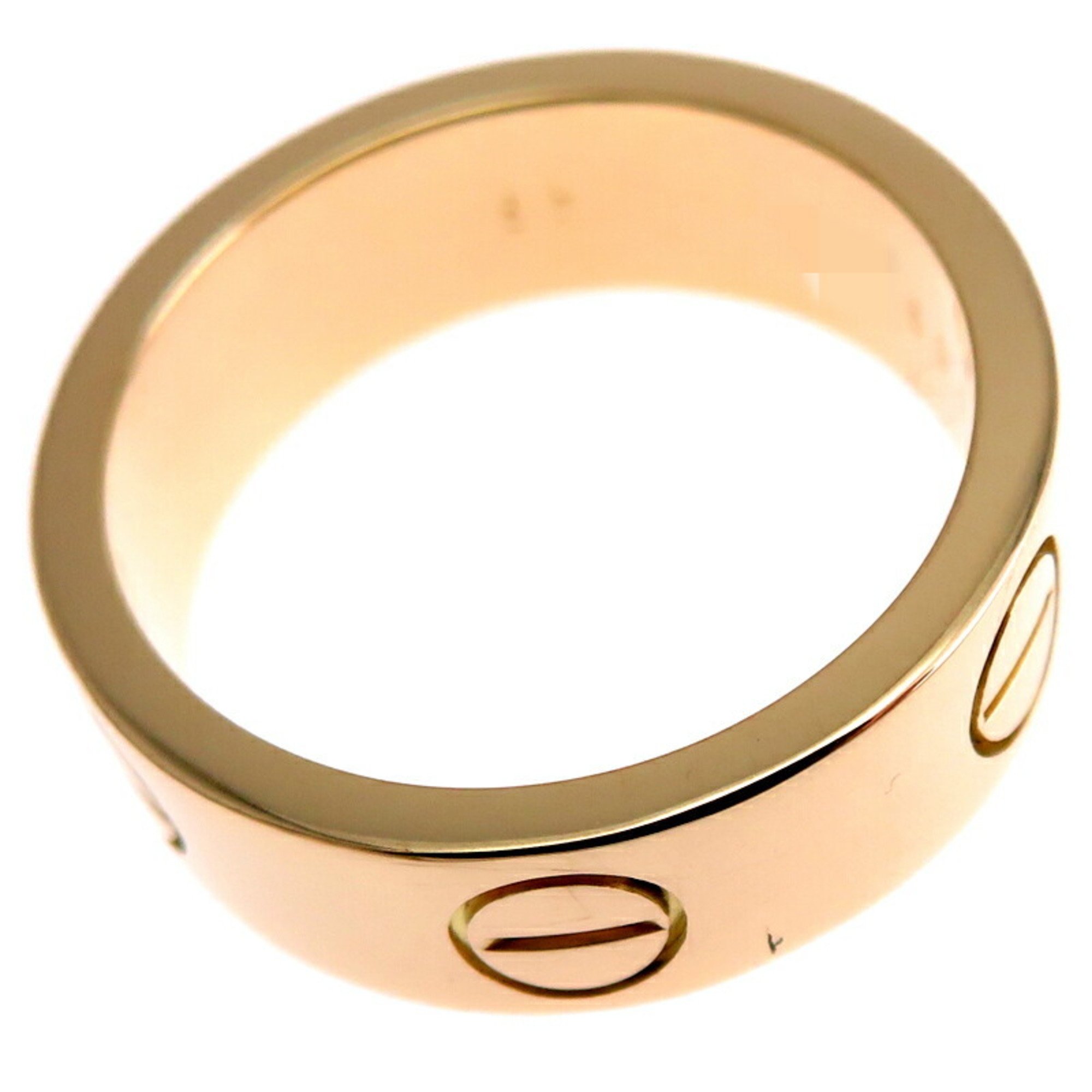 Cartier #49 Love Ladies Ring, 750 Yellow Gold, Size 8.5