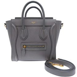 Celine Luggage Nano Shopper Women's Handbag 189243 Calf Grey