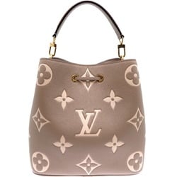 Louis Vuitton NeoNoe Women's Tote Bag M45555 Bicolor Monogram Empreinte Tourterelle Creme