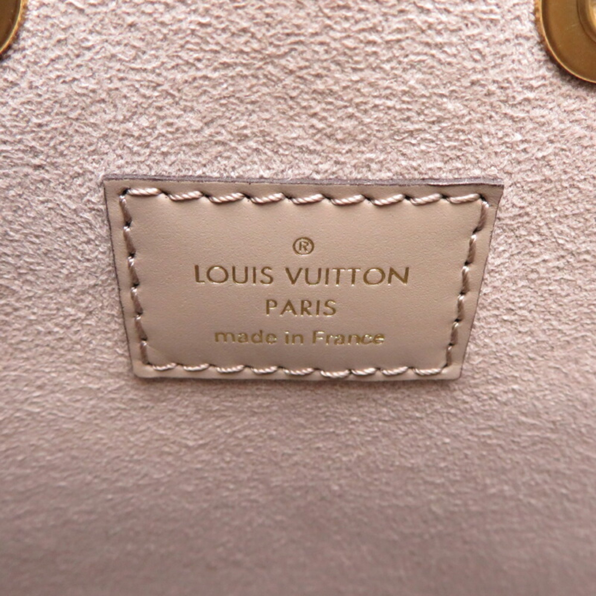 Louis Vuitton NeoNoe Women's Tote Bag M45555 Bicolor Monogram Empreinte Tourterelle Creme