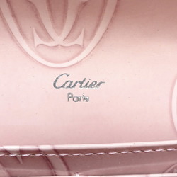 Cartier Happy Birthday Long Wallet Women's L3000347 Patent Calfskin Pink