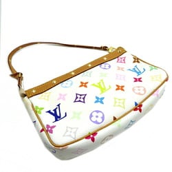 Louis Vuitton Pochette Accessoires Women's Pouch M92649 Monogram Multicolor Blanc