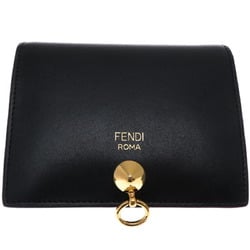 Fendi By The Way Wallet Women's Bi-fold 8M0387 Leather Black