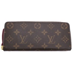 Louis Vuitton Portefeuille Clemence Ladies Long Wallet M60742 Monogram Brown