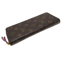 Louis Vuitton Portefeuille Clemence Ladies Long Wallet M60742 Monogram Brown