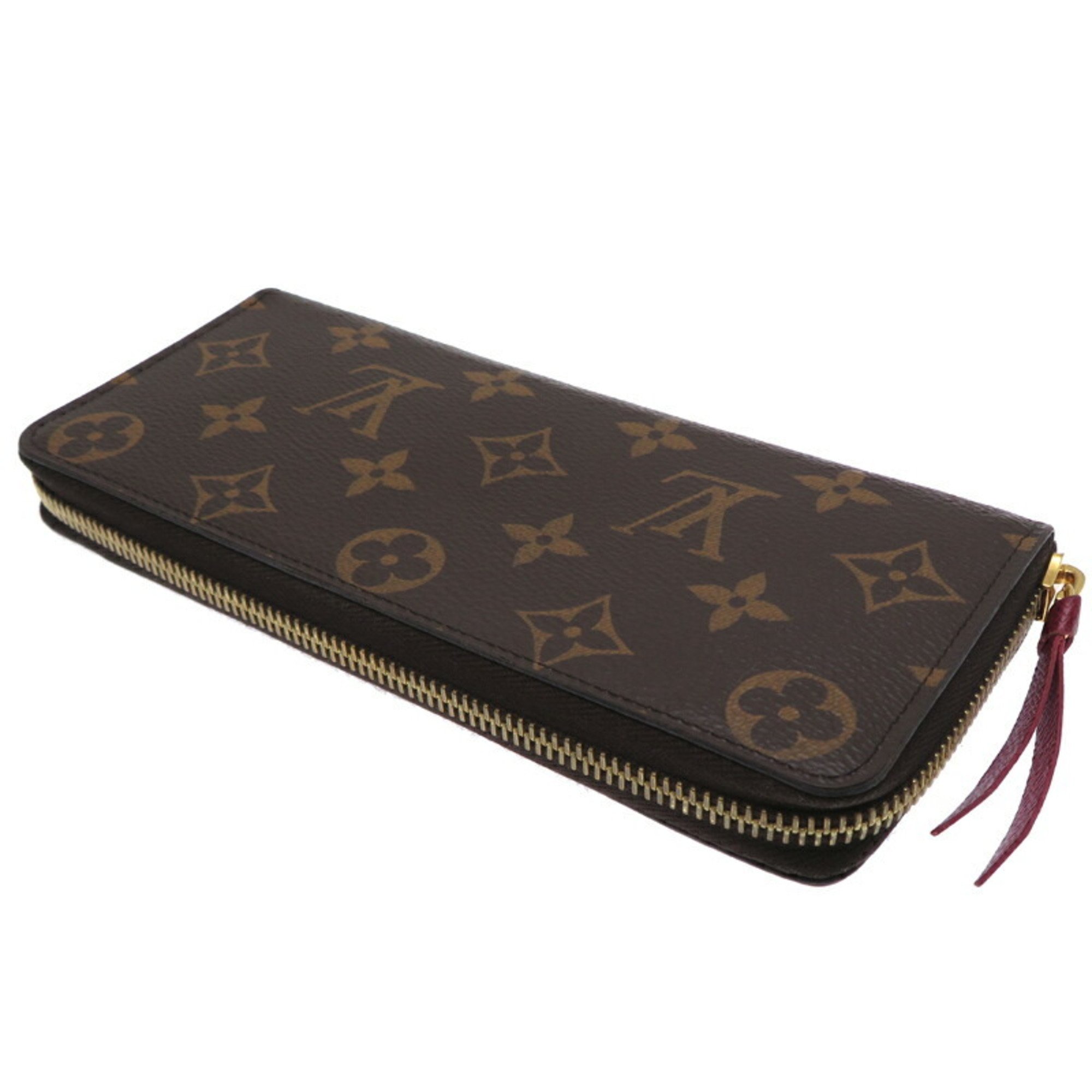 Louis Vuitton Portefeuille Clemence Ladies Long Wallet M60742 Monogram Brown