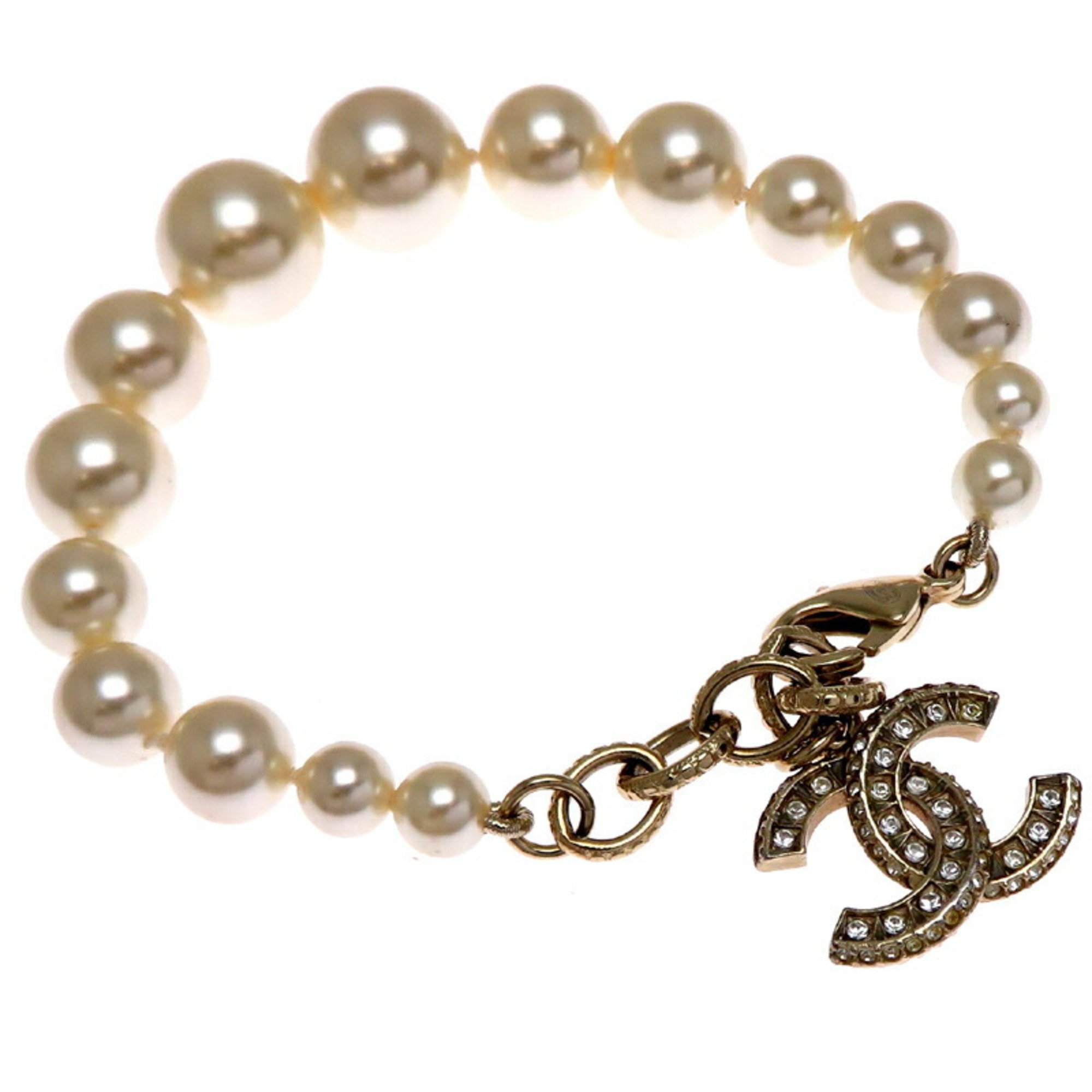 Chanel Coco Faux Pearl Women's Bracelet GP