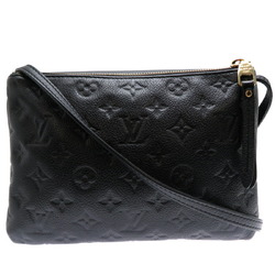 Louis Vuitton Twice Women's Shoulder Bag M50258 Monogram Empreinte Noir (Black)